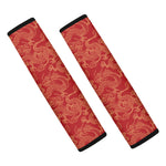 Traditional Chinese Dragon Pattern Print Car Seat Belt Covers