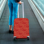 Traditional Chinese Dragon Pattern Print Luggage Cover