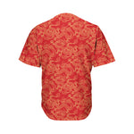Traditional Chinese Dragon Pattern Print Men's Baseball Jersey
