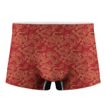 Traditional Chinese Dragon Pattern Print Men's Boxer Briefs
