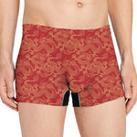 Traditional Chinese Dragon Pattern Print Men's Boxer Briefs