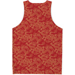 Traditional Chinese Dragon Pattern Print Men's Tank Top