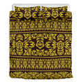 Traditional Thai Flower Pattern Print Duvet Cover Bedding Set