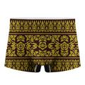 Traditional Thai Flower Pattern Print Men's Boxer Briefs
