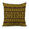 Traditional Thai Flower Pattern Print Pillow Cover