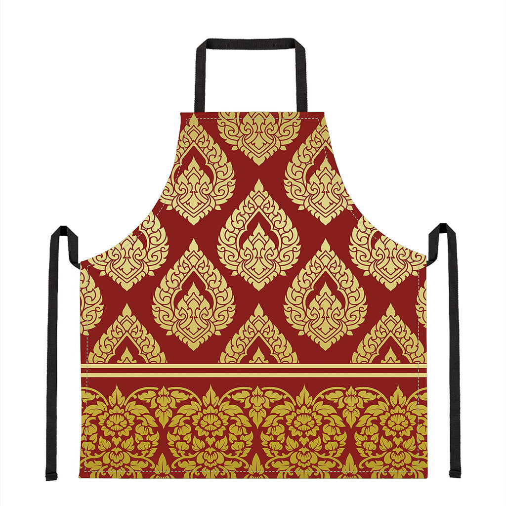 Traditional Thai Pattern Print Apron