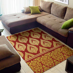 Traditional Thai Pattern Print Area Rug