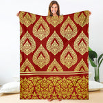 Traditional Thai Pattern Print Blanket