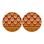 Traditional Thai Pattern Print Car Coasters