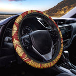 Traditional Thai Pattern Print Car Steering Wheel Cover