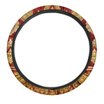 Traditional Thai Pattern Print Car Steering Wheel Cover