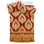 Traditional Thai Pattern Print Duvet Cover Bedding Set