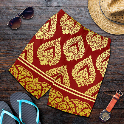 Traditional Thai Pattern Print Men's Shorts