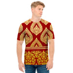 Traditional Thai Pattern Print Men's T-Shirt