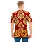 Traditional Thai Pattern Print Men's T-Shirt