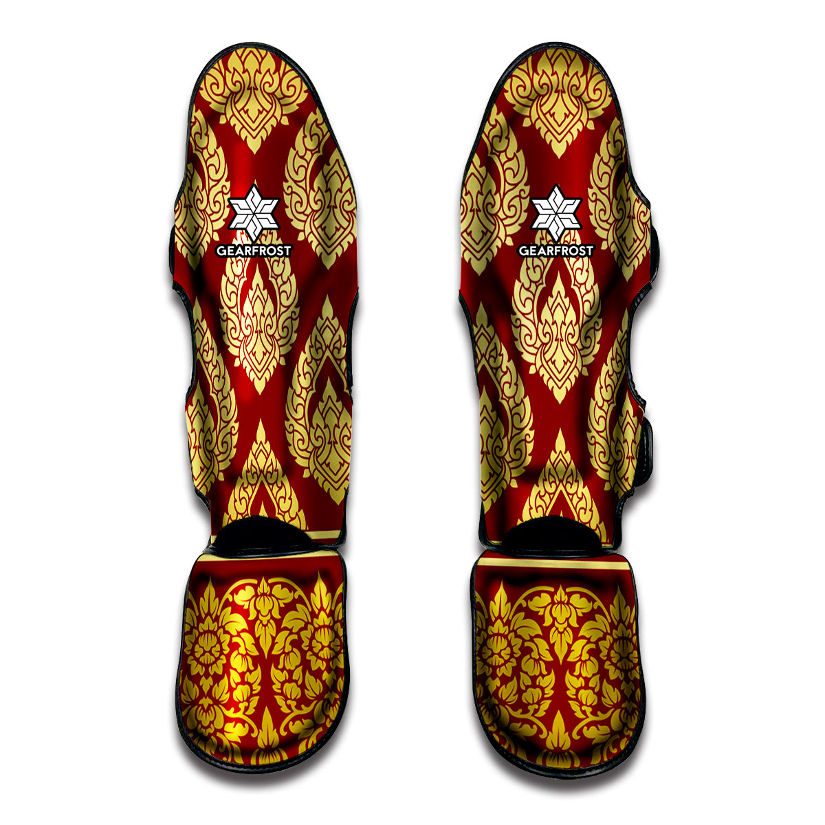 Traditional Thai Pattern Print Muay Thai Shin Guard