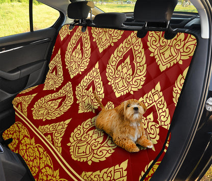 Traditional Thai Pattern Print Pet Car Back Seat Cover