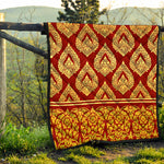 Traditional Thai Pattern Print Quilt