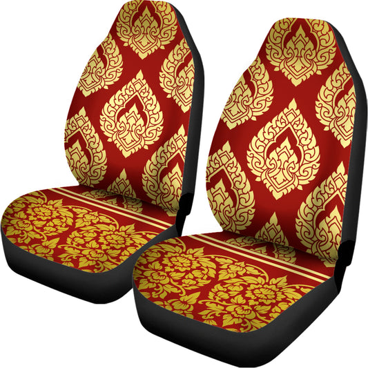 Traditional Thai Pattern Print Universal Fit Car Seat Covers