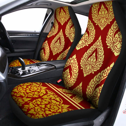 Traditional Thai Pattern Print Universal Fit Car Seat Covers