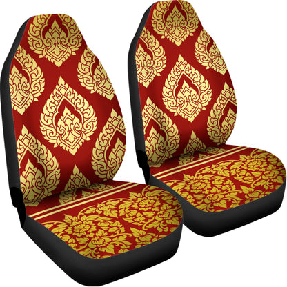 Traditional Thai Pattern Print Universal Fit Car Seat Covers
