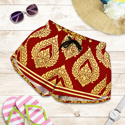Traditional Thai Pattern Print Women's Shorts