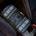 Tree Of Life And Howling Wolves Print Car Center Console Cover