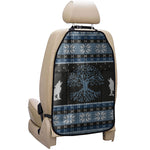 Tree Of Life And Howling Wolves Print Car Seat Organizers