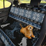 Tree Of Life And Howling Wolves Print Pet Car Back Seat Cover