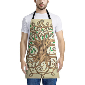 Tree Of Life Celtic Symbol Print Apron