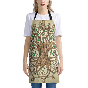 Tree Of Life Celtic Symbol Print Apron