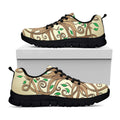 Tree Of Life Celtic Symbol Print Black Running Shoes