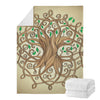 Tree Of Life Celtic Symbol Print Blanket