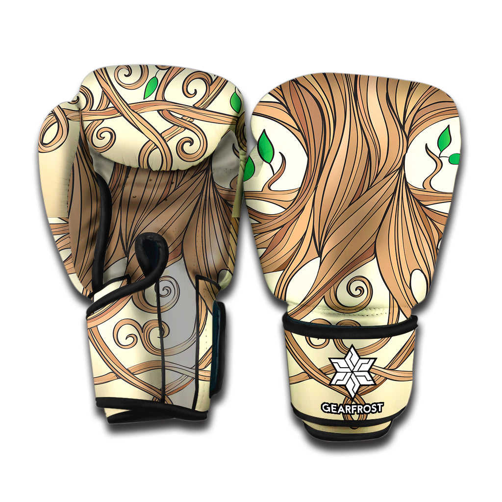 Tree Of Life Celtic Symbol Print Boxing Gloves