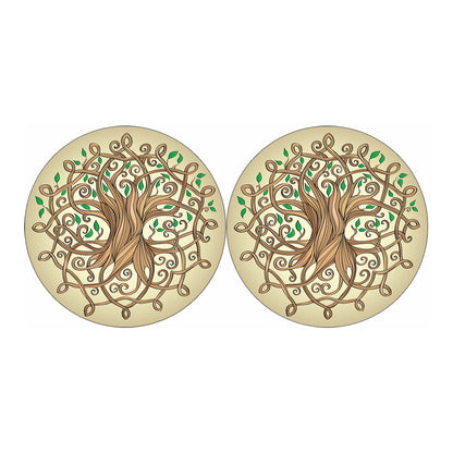 Tree Of Life Celtic Symbol Print Car Coasters