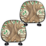 Tree Of Life Celtic Symbol Print Car Headrest Covers