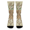 Tree Of Life Celtic Symbol Print Crew Socks