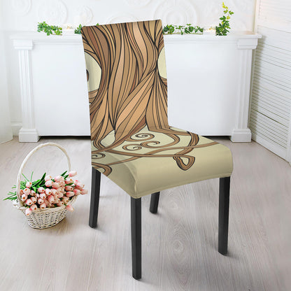 Tree Of Life Celtic Symbol Print Dining Chair Slipcover