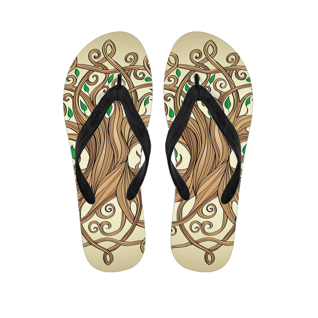 Tree Of Life Celtic Symbol Print Flip Flops