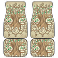 Tree Of Life Celtic Symbol Print Front and Back Car Floor Mats