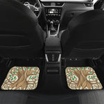 Tree Of Life Celtic Symbol Print Front and Back Car Floor Mats