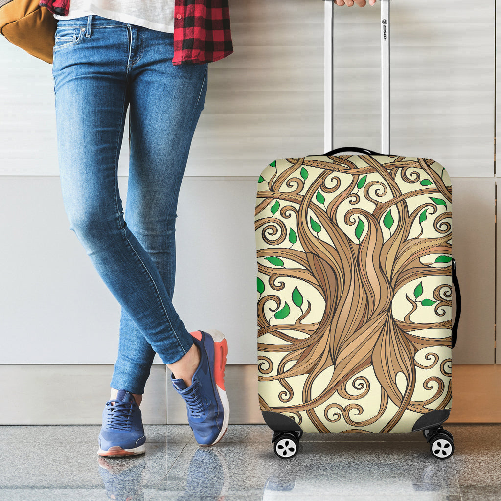 Tree Of Life Celtic Symbol Print Luggage Cover