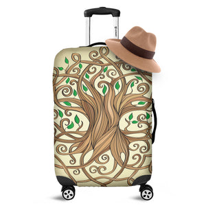 Tree Of Life Celtic Symbol Print Luggage Cover
