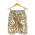 Tree Of Life Celtic Symbol Print Men's Shorts