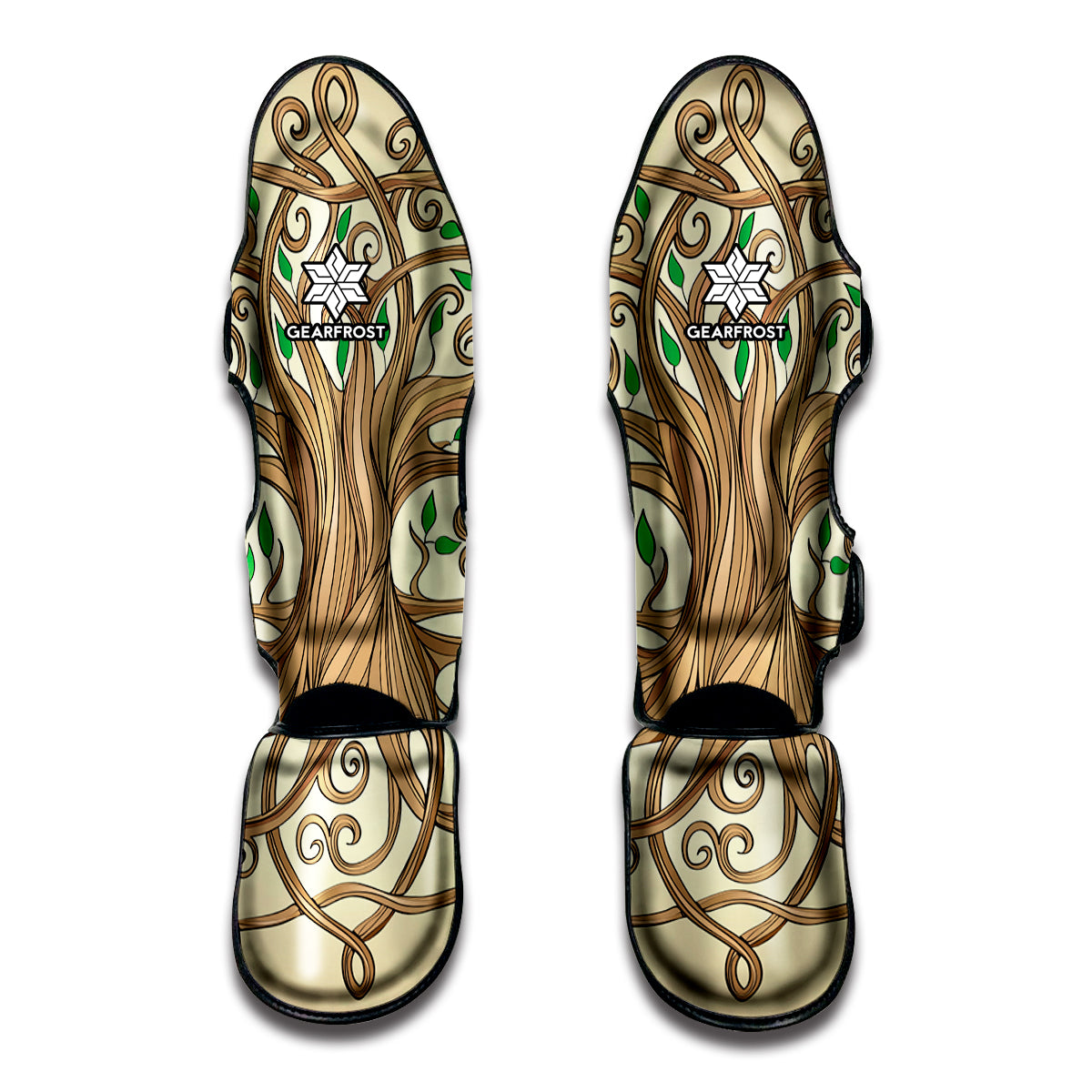 Tree Of Life Celtic Symbol Print Muay Thai Shin Guard