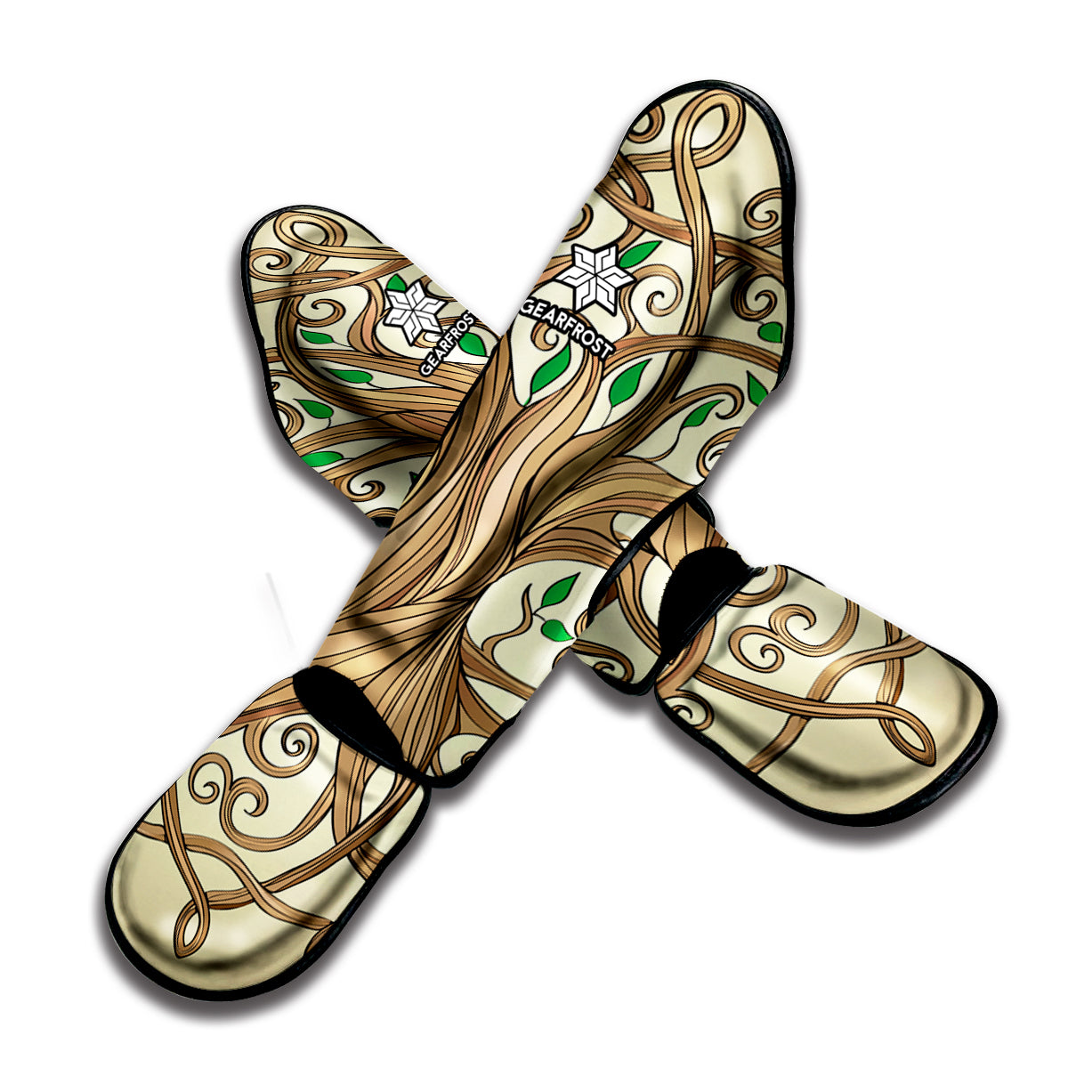 Tree Of Life Celtic Symbol Print Muay Thai Shin Guard