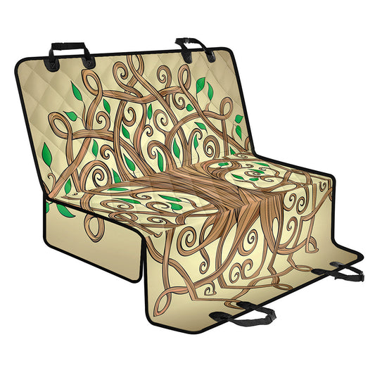 Tree Of Life Celtic Symbol Print Pet Car Back Seat Cover