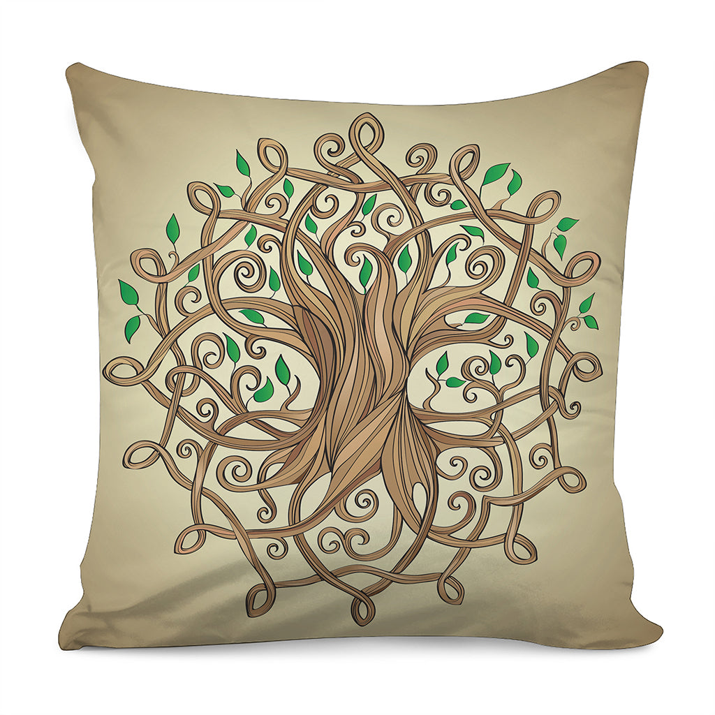 Tree Of Life Celtic Symbol Print Pillow Cover