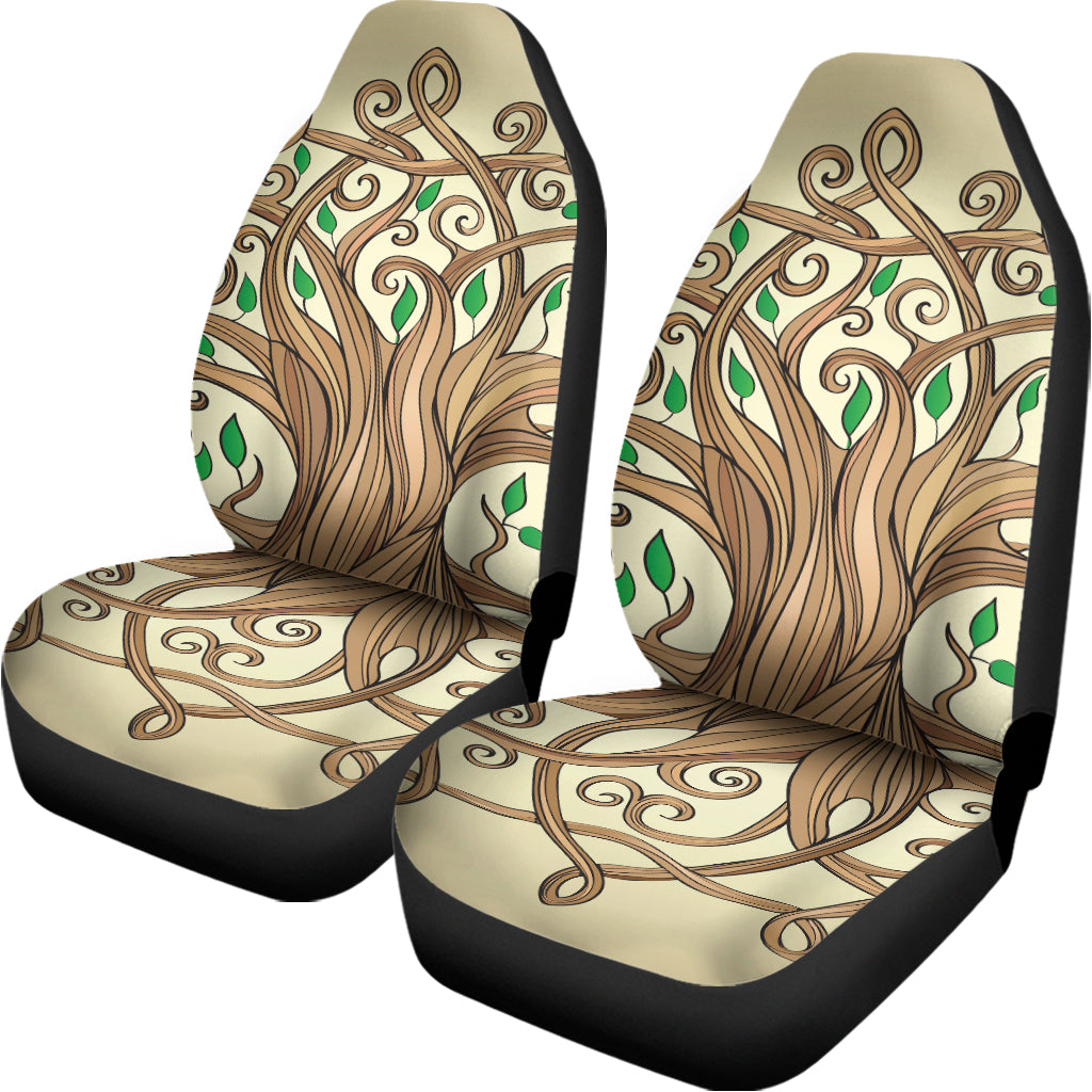 Tree Of Life Celtic Symbol Print Universal Fit Car Seat Covers