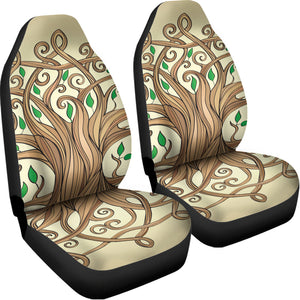 Tree Of Life Celtic Symbol Print Universal Fit Car Seat Covers